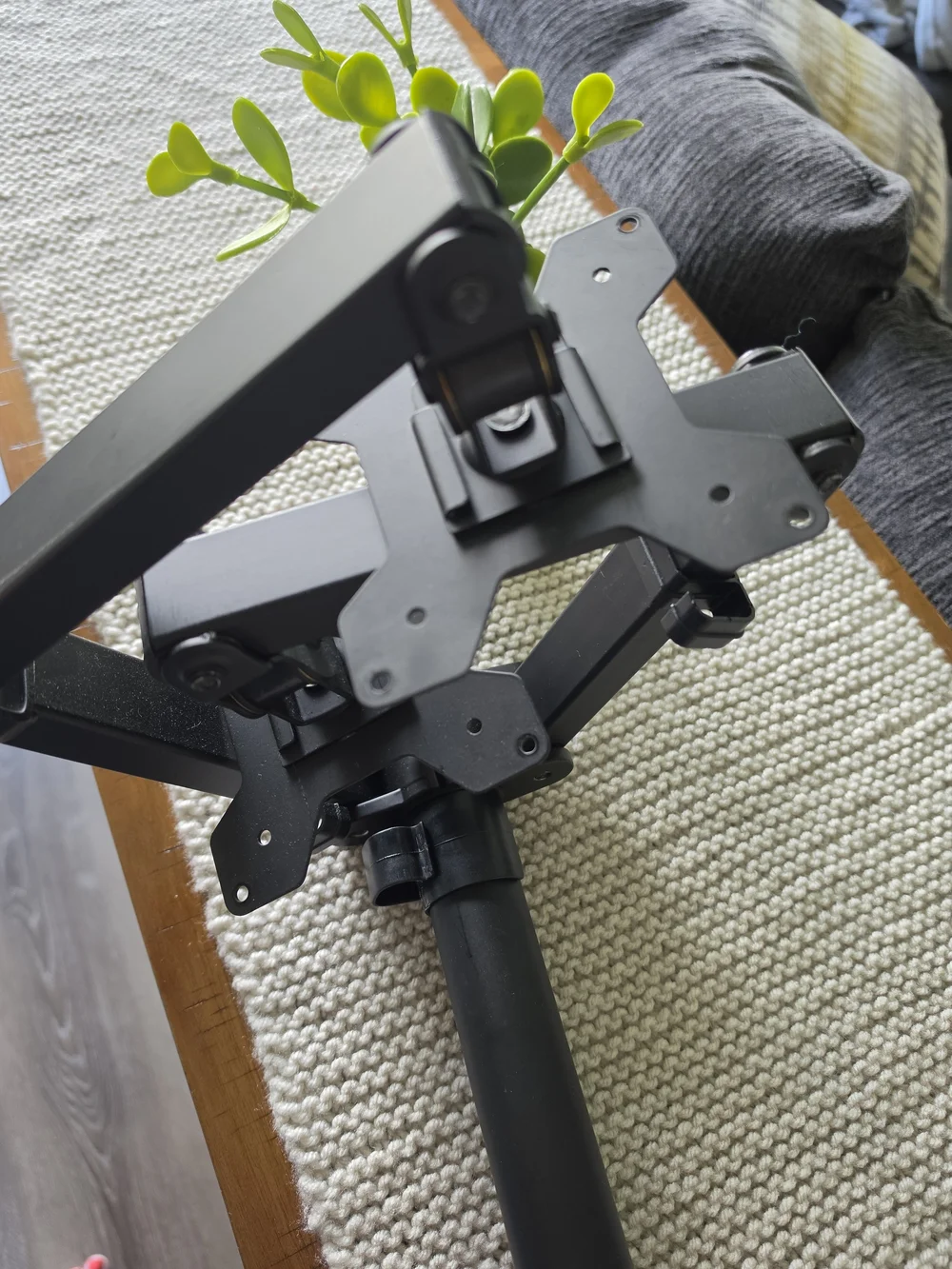 Adjustable Black Desk Mount Arm for VR/Monitor Accessories